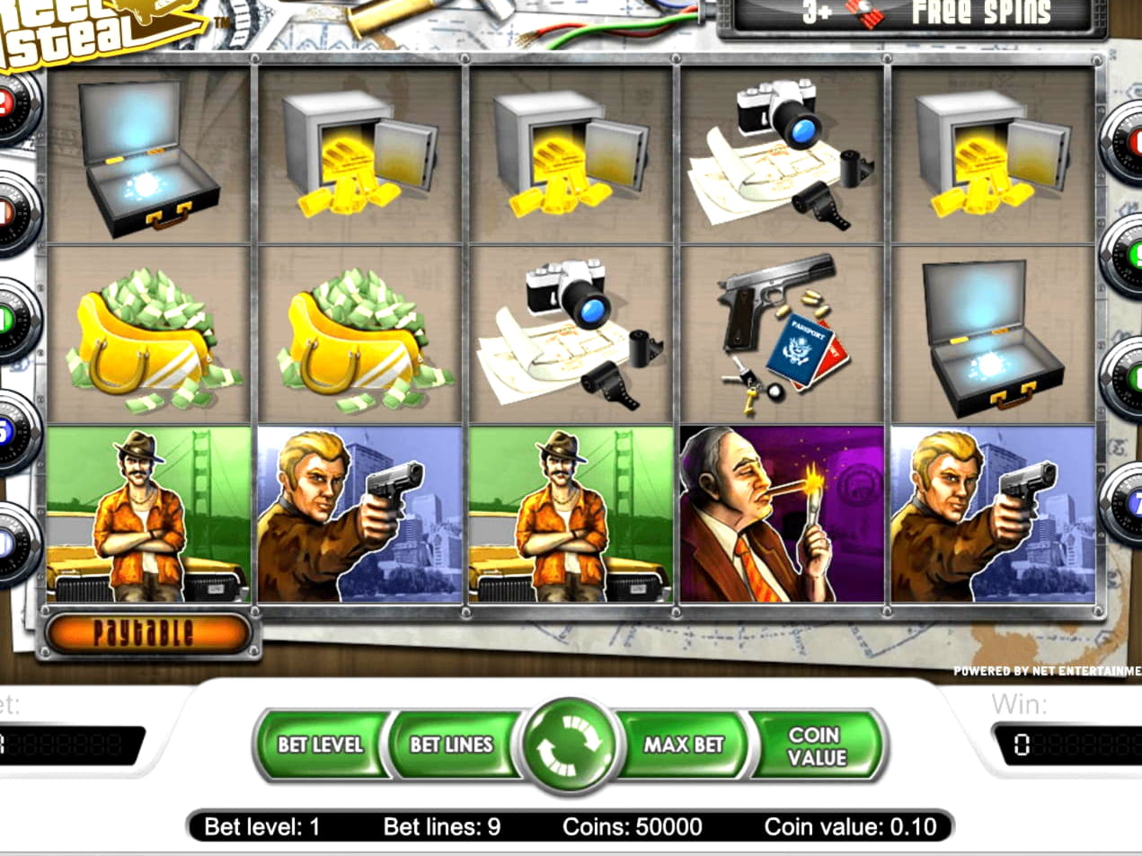 EUR 115 PUCE GRATUITE à 7 Casino à rouleaux